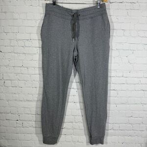 Athleta Joggers Women XL Gray Drawstring Stretch Pull On Activewear Leggings